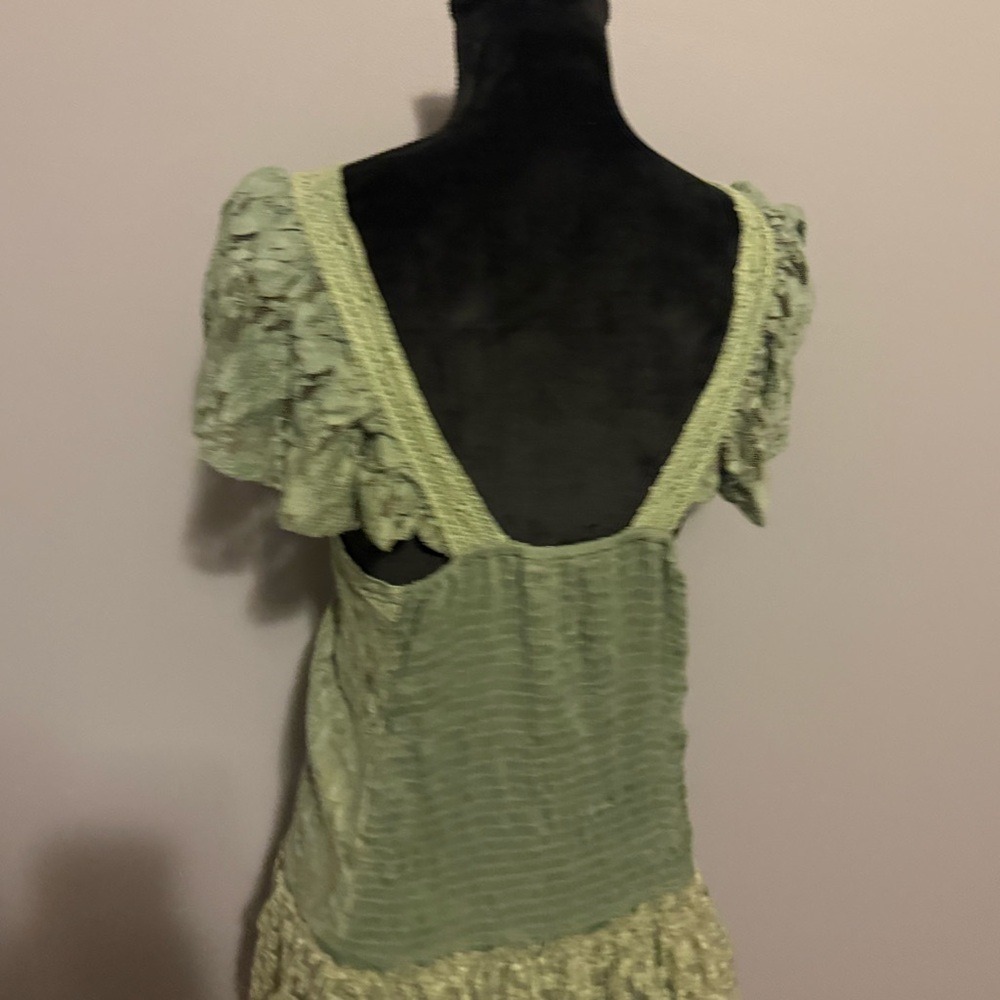 Blanco De Ibiza Fairy Elven Boho Grunge Lace Renfaire Festival Cottagecore - Picture 8 of 10